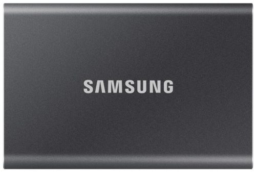 SAMSUNG SSD Külső, 500GB, T7, Titán Szürke, USB 3.2