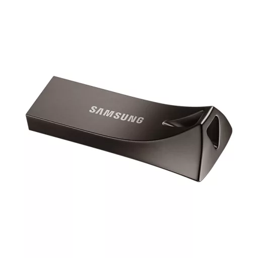 SAMSUNG Pendrive 128GB, Bar PLUS, Titán Szürke