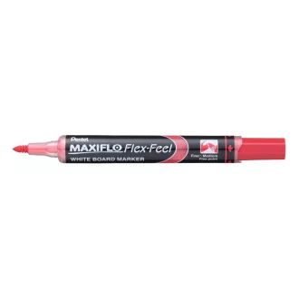 Táblamarker 1-5mm, hajlékony hegyű Pentel Maxiflo Flex Feel piros – Tonerklinika Debrecen