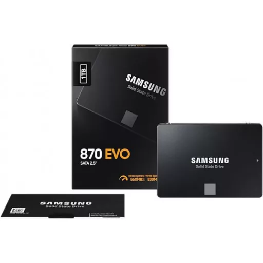 SAMSUNG SSD Belső, 1TB, 870 EVO, 2.5, 600 TBW