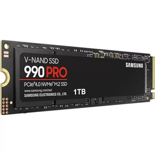 SAMSUNG SSD Belső, 1TB, 990 PRO, PCIe 4.0, NVMe 2.0, 600 TBW