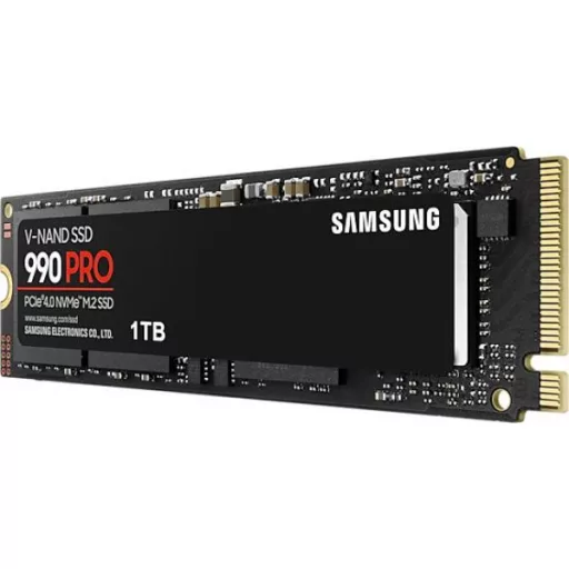 SAMSUNG SSD Belső, 1TB, 990 PRO, PCIe 4.0, NVMe 2.0, 600 TBW
