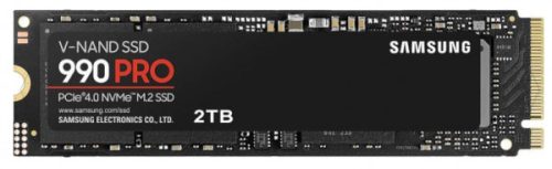 SAMSUNG SSD Belső, 2TB, 990 PRO, PCIe 4.0, NVMe 2.0, 1200 TBW