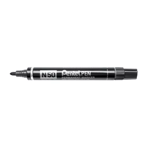 Alkoholos marker fém testű 4,3mm kerek hegyű N50-AE Pentel Extreme fekete – Tonerklinika Debrecen