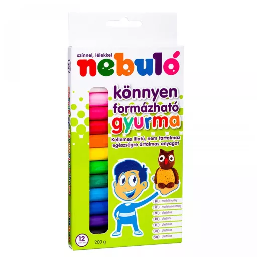 Gyurmakészlet, 200g. Nebulo 12 klf. szín – Tonerklinika Debrecen