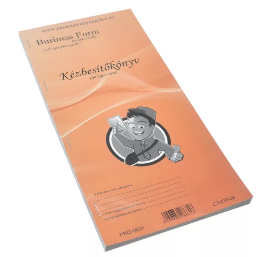 Kézbesítő könyv 100lap,os 130x297mm, C.5230-29 – Tonerklinika Debrecen