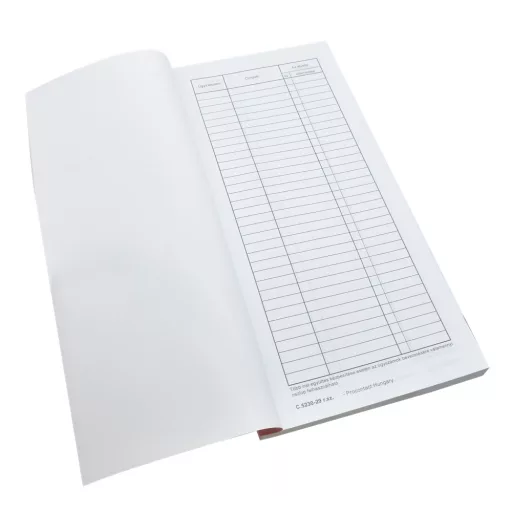Kézbesítő könyv 100lap,os 130x297mm, C.5230-29 – Tonerklinika Debrecen