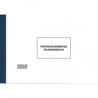 Postaküldemények feladókönyve A4, fekvő 75 lapos C.7976-11/új – Tonerklinika Debrecen