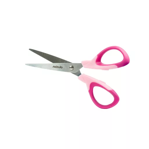 Olló, 14cm, hegyes, iskolai, ergonomikus, Nebulo – Tonerklinika Debrecen