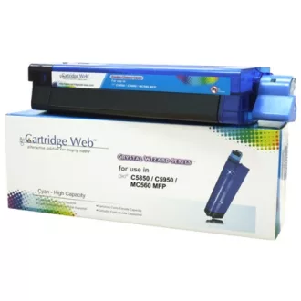 Utángyártott OKI C5850/C5950 Toner Cyan 6.000 oldal kapacitás CartridgeWeb – Tonerklinika Debrecen