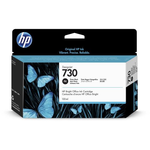 HP P2V67A Patron Photo Black 130ml No.730 (Eredeti)