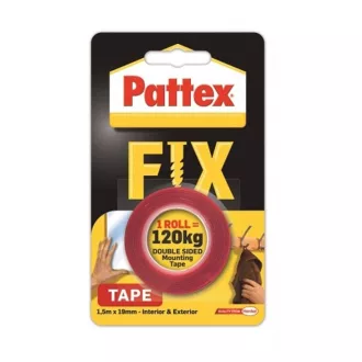 Henkel Pattex Ragasztószalag kétoldalas, 19mmx1,5 m, Henkel Pattex Fix 120 kg – Tonerklinika Debrecen