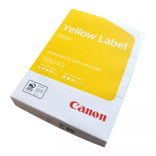 Másolópapír A3, 80g, Canon Yellow Label 500ív/csomag, – Tonerklinika Debrecen