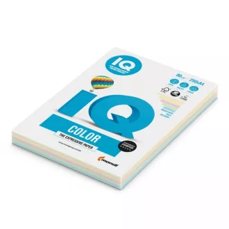 Másolópapír, színes, A4, 80g. vegyes színek IQ 4x25ív/csomag, pasztell, 4 klf. szín – Tonerklinika Debrecen