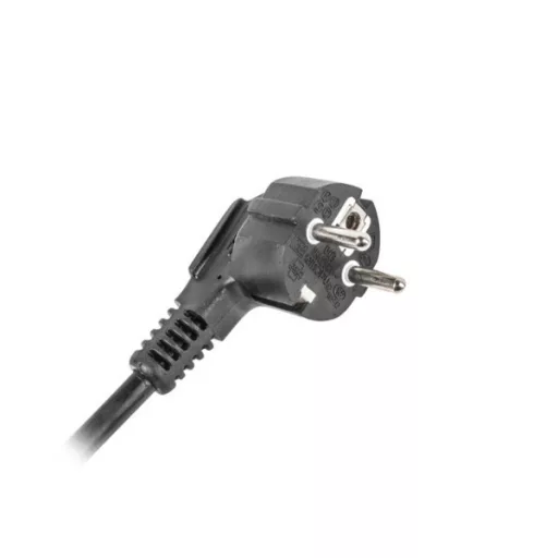 Lanberg PDU-07F-0200-BK 19 1U 7xSchuko aljzat Schuko csatlakozóvéggel 2m túlfeszültségvédett elosztósor kapcsolóval