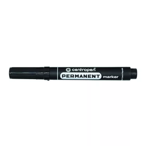 Alkoholos marker 2,5mm, kerek hegyű, Centropen 8566, fekete – Tonerklinika Debrecen