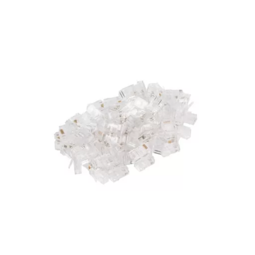 Lanberg PLU-5000 Cat.5E UTP RJ45 8P8C univerzális dugó 100db/csomag