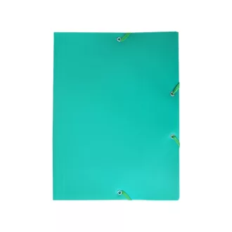 Gumis mappa A4, műanyag Bluering® zöld – Tonerklinika Debrecen