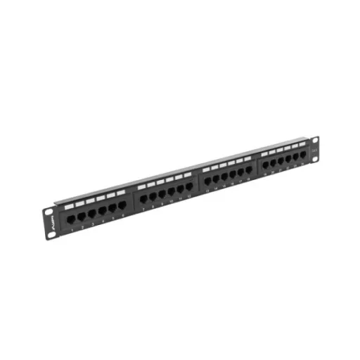 Lanberg PPU6-1024-B 19 1U Cat.6 UTP 24port árnyékolatlan fekete patch panel