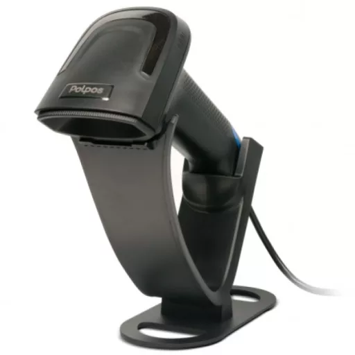 POLPOS PS-100 2D vonalkódolvasó állvánnyal (vezetékes)