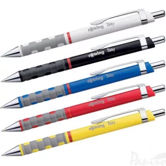 Golyóstoll fehér test, Rotring Tikky III, írásszín kék – Tonerklinika Debrecen