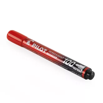 Alkoholos marker 1mm, kerek hegyű,   Pilot 100 piros – Tonerklinika Debrecen