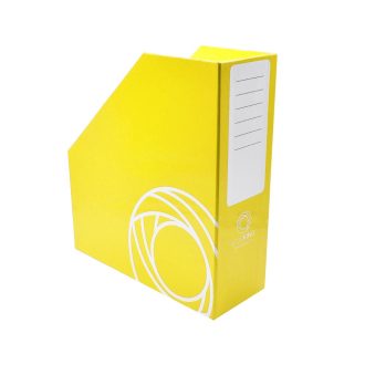 Iratpapucs 9cm, karton, fóliázott Bluering® sárga – Tonerklinika Debrecen