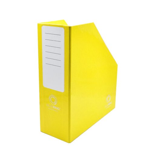 Iratpapucs 9cm, karton, fóliázott Bluering® sárga – Tonerklinika Debrecen