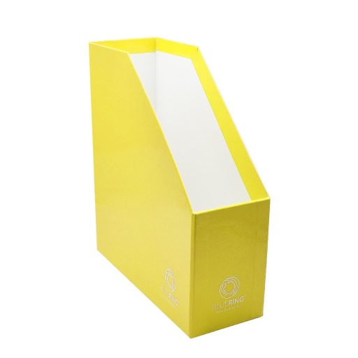 Iratpapucs 9cm, karton, fóliázott Bluering® sárga – Tonerklinika Debrecen