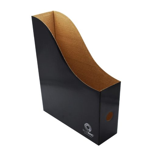 Iratpapucs 8cm, mikrohullámú karton Bluering®, fekete – Tonerklinika Debrecen