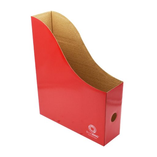 Iratpapucs 8cm, mikrohullámú karton Bluering®, piros – Tonerklinika Debrecen