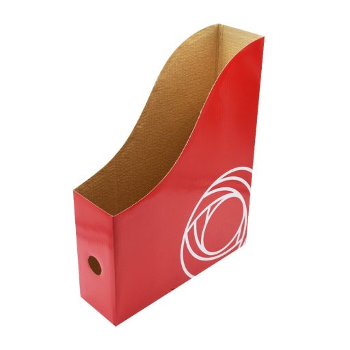 Iratpapucs 8cm, mikrohullámú karton Bluering®, piros – Tonerklinika Debrecen