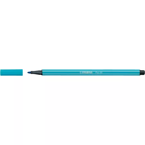 Rostirón, filctoll 1mm, M STABILO Pen 68 világoskék – Tonerklinika Debrecen