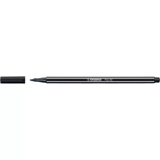 Rostirón, filctoll 1mm, M STABILO Pen 68 fekete – Tonerklinika Debrecen