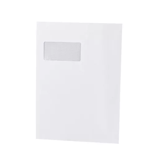 Boríték TC/4 szilikonos bélésnyomott bal ablak 50x100 ablak bal oldalról 20mm felülről 52mm Bluering® fehér – Tonerklinika Debrecen