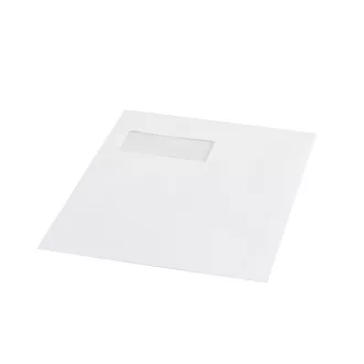 Boríték TC/4 szilikonos bélésnyomott bal ablak 55x90 ablak oldalról 20mm felülről 57mm Bluering® fehér – Tonerklinika Debrecen
