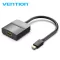 Vention USB-C -> HDMI (fekete, ABS type), 0,15m, Adapter