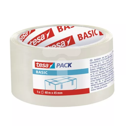 Ragasztószalag 45mmx40m átlátszó Tesa