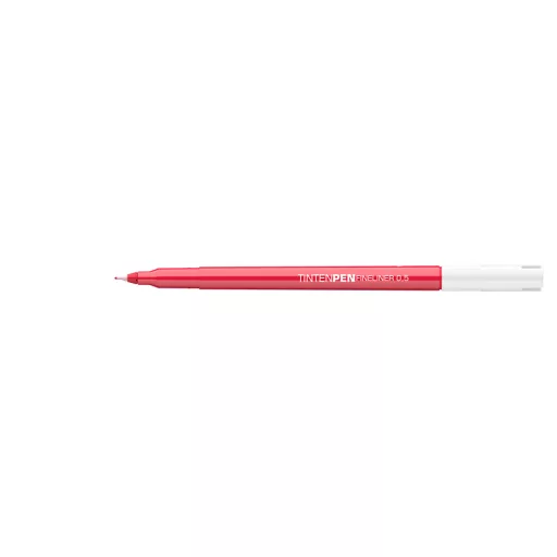 Rostirón, tűfilc vízbázisú, 0,5mm, kerek test, Tinten Pen Ico piros – Tonerklinika Debrecen