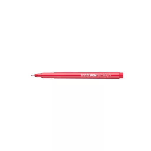 Rostirón, tűfilc vízbázisú, 0,5mm, kerek test, Tinten Pen Ico piros – Tonerklinika Debrecen