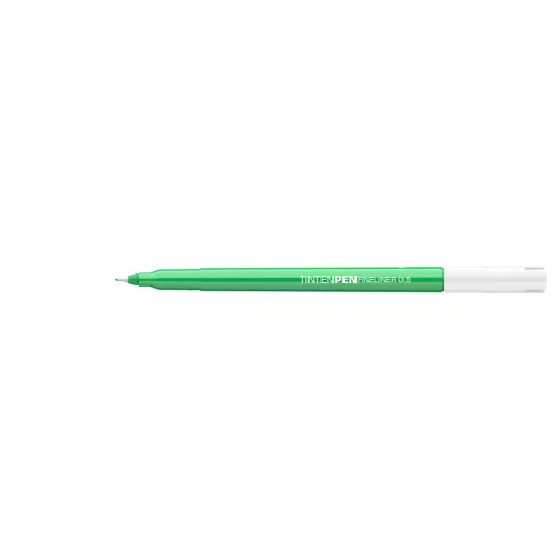 Rostirón, tűfilc vízbázisú, 0,5mm, kerek test, Tinten Pen Ico zöld – Tonerklinika Debrecen