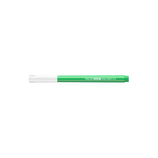 Rostirón, tűfilc vízbázisú, 0,5mm, kerek test, Tinten Pen Ico zöld – Tonerklinika Debrecen