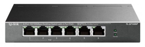 TP-LINK SWITCH TL-SF1006P 6-Port 10/100Mbps Desktop