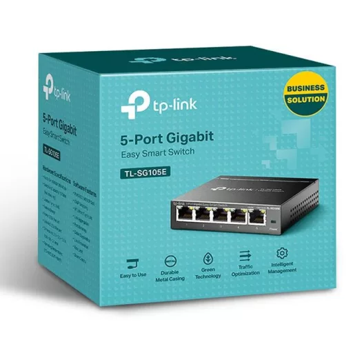 TP-LINK SWITCH TL-SG105E 5-Port Gigabit Easy Smart