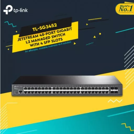 TP-LINK SWITCH TL-SG3452 JetStream 48Port Gigabit L2