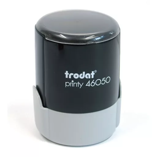 Trodat 46050 Ecoblack Körbélyegző (Ø 50 Mm) Lenyomattal