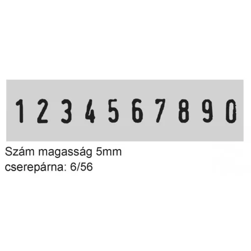 Trodat Professional 55510 Fémházas Számozóbélyegző (10 Szám)