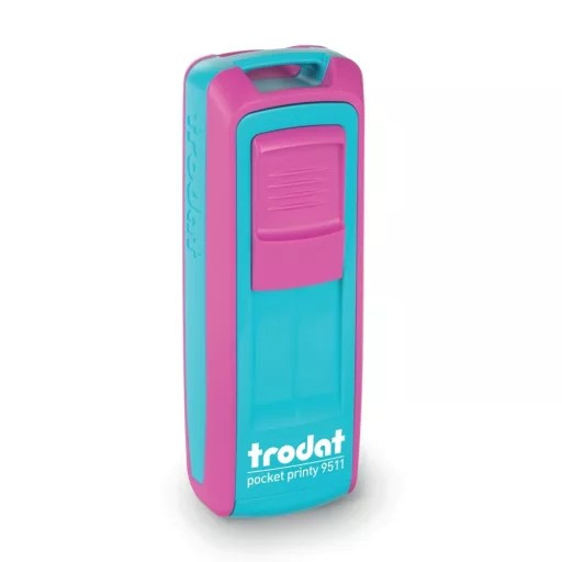 Trodat bélyegző – Trodat Pocket Printy 9511 Türkiz-Fukszia Zsebbélyegző – Tonerklinika Debrecen