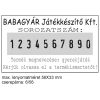 Trodat Professional 55510/Pl ( 56 X 33 Mm ) Fémházas Számozóbélyegző (10 Szám) Lenyomattal