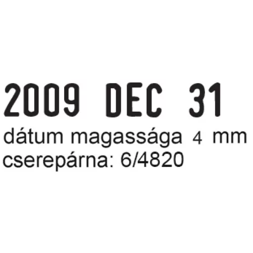 Trodat 4820 Dátumbélyegző